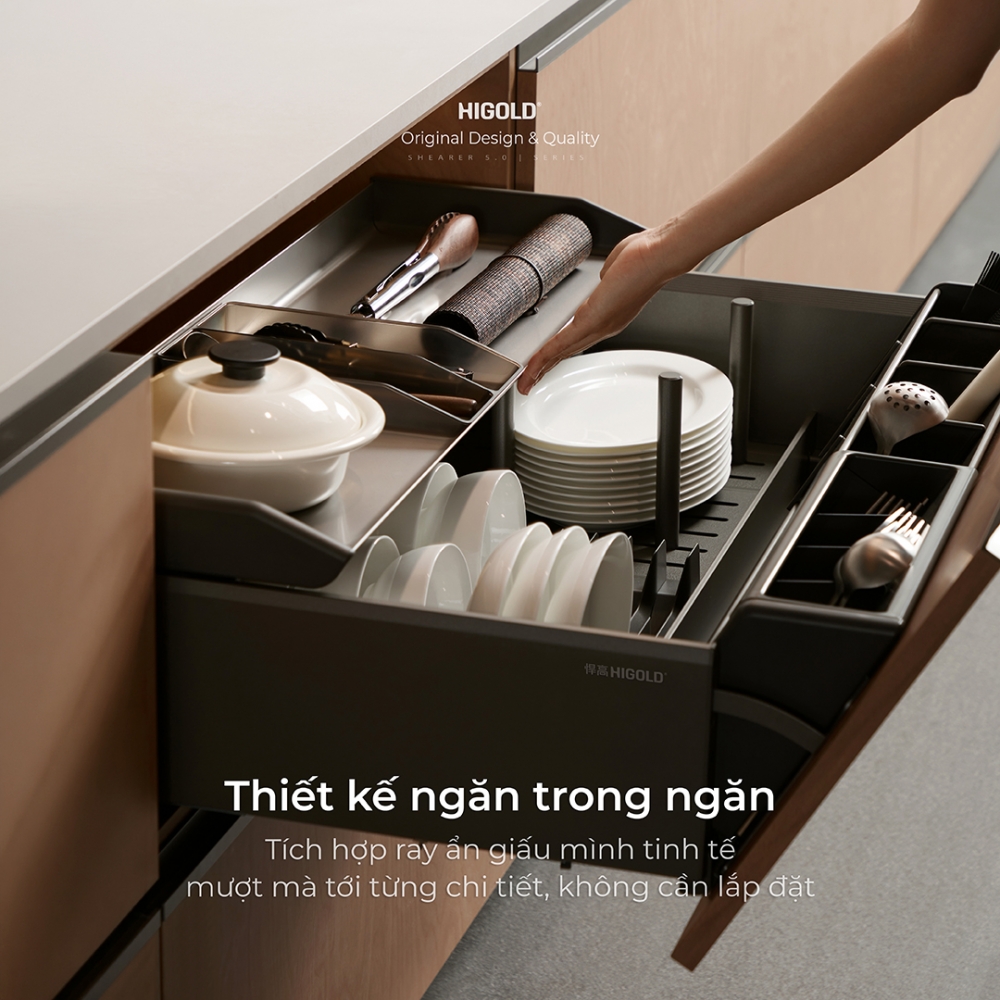 GIÁ ĐỂ BÁT ĐĨA HỘP NHÔM CAO CẤP DÒNG MỞ NHANH SHEARER 5.0