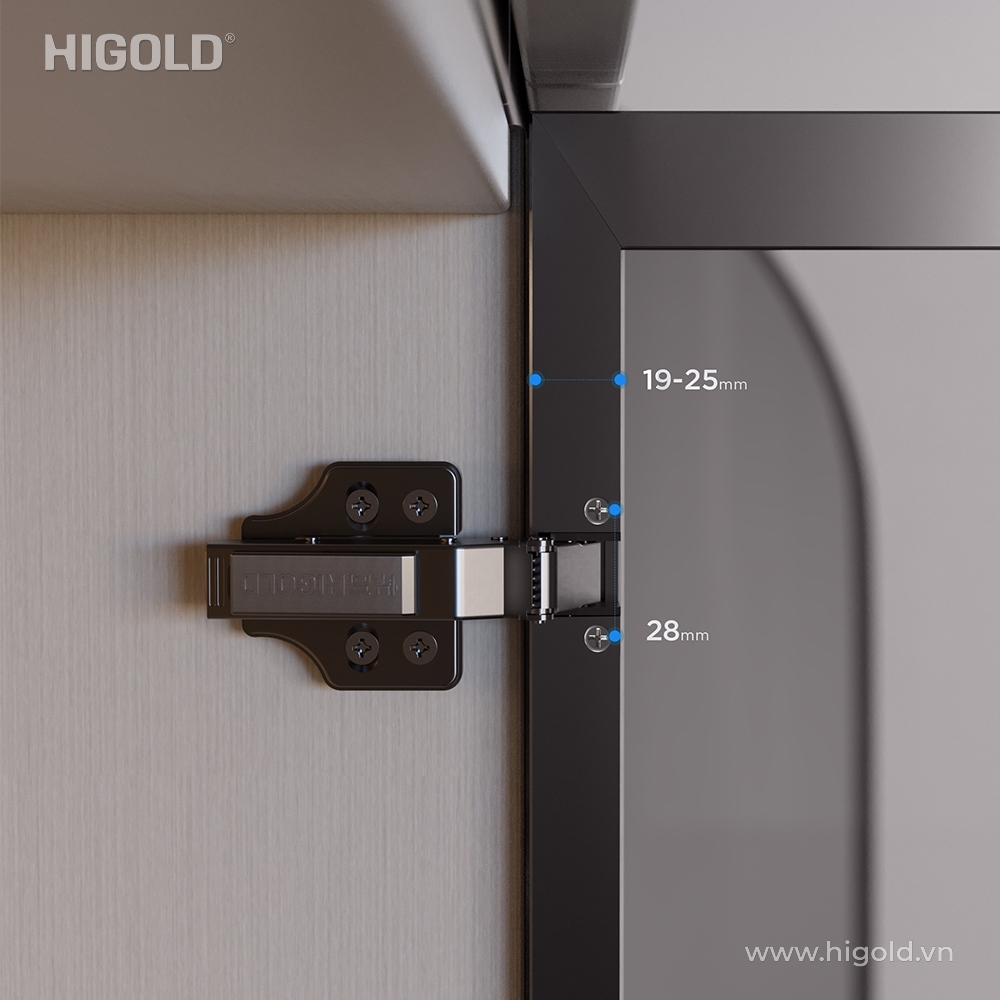 BẢN LỀ KHUNG NHÔM HIGOLD SERIES G