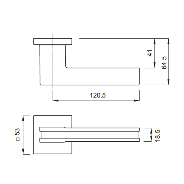 KHÓA CỬA HAFELE 901.78.294 VIỀN ĐEN