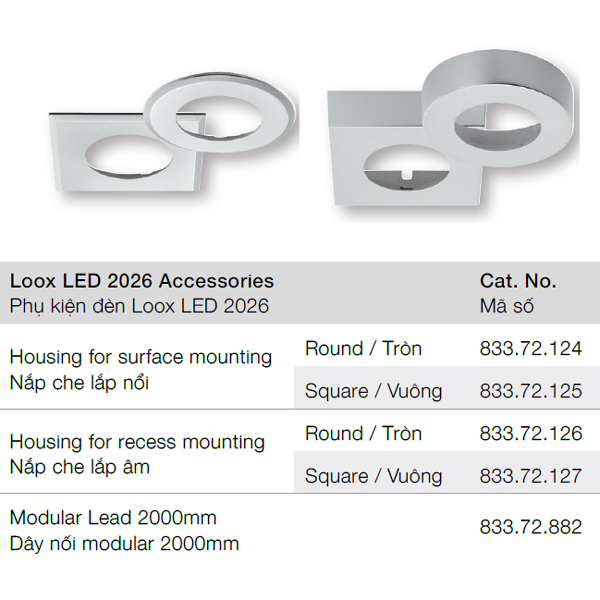 ĐÈN LOOX LED 2026, 4000K 833.72.362