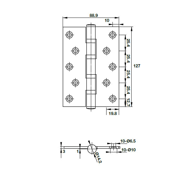 BẢN LỀ LÁ HAFELE DIY 489.05.025