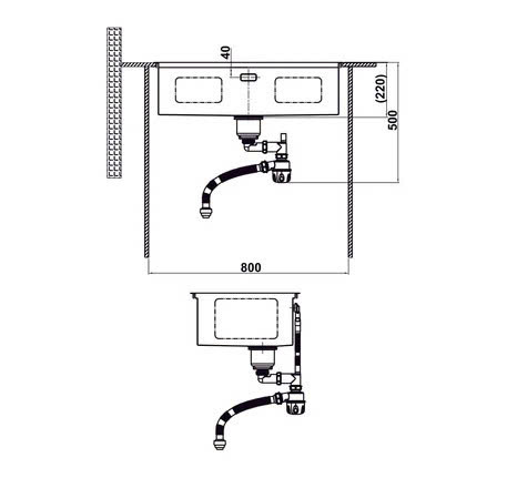 Chậu bếp Inox Hafele WS R10 HS25-SSN1S-7644 567.24.486 - Titan