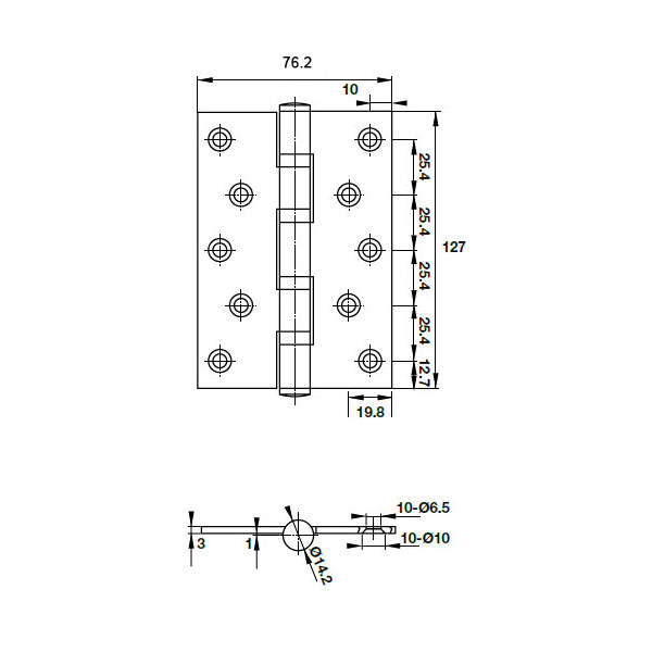 BẢN LỀ LÁ HAFELE DIY 489.05.028