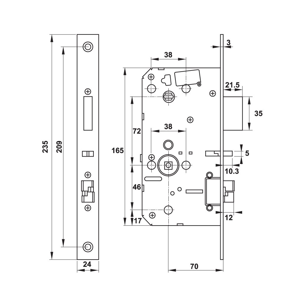 Khóa điện tử Hafele DL7600