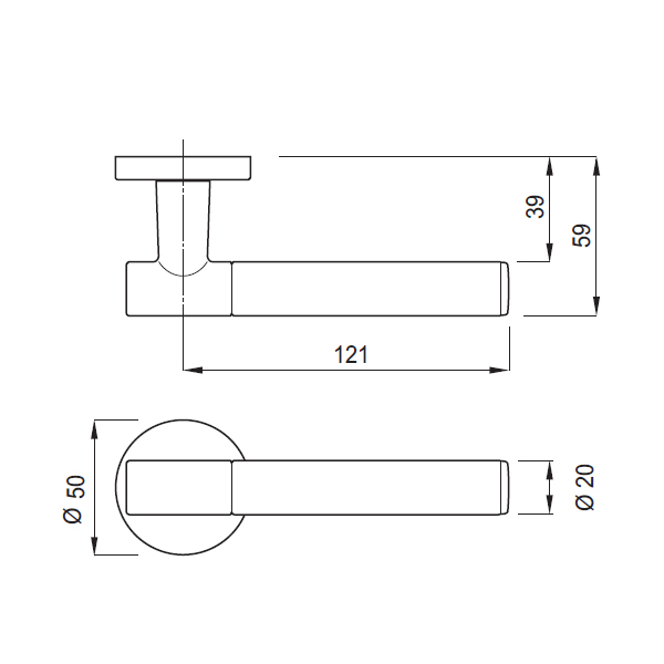 KHÓA CỬA HAFELE 901.78.284 BỌC DA