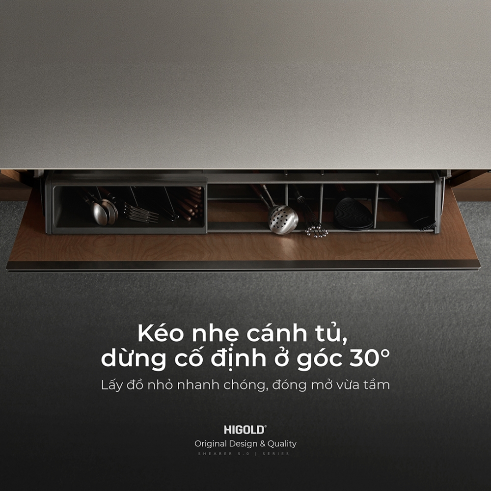 GIÁ ĐỂ BÁT ĐĨA HỘP NHÔM CAO CẤP DÒNG MỞ NHANH SHEARER 5.0
