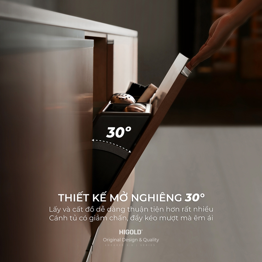 GIÁ ĐỂ BÁT ĐĨA HỘP NHÔM CAO CẤP DÒNG MỞ NHANH SHEARER 5.0