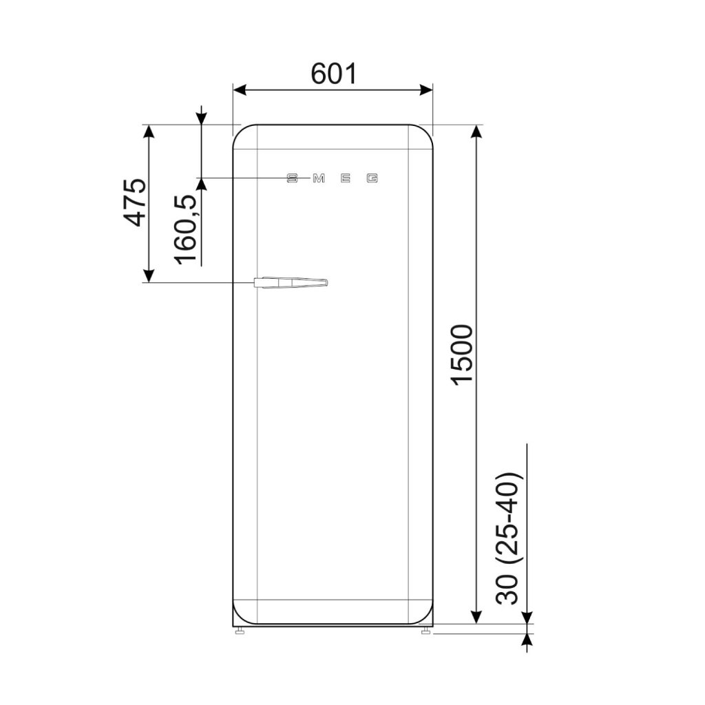 TỦ LẠNH SMEG 50'S STYLE 535.14.537