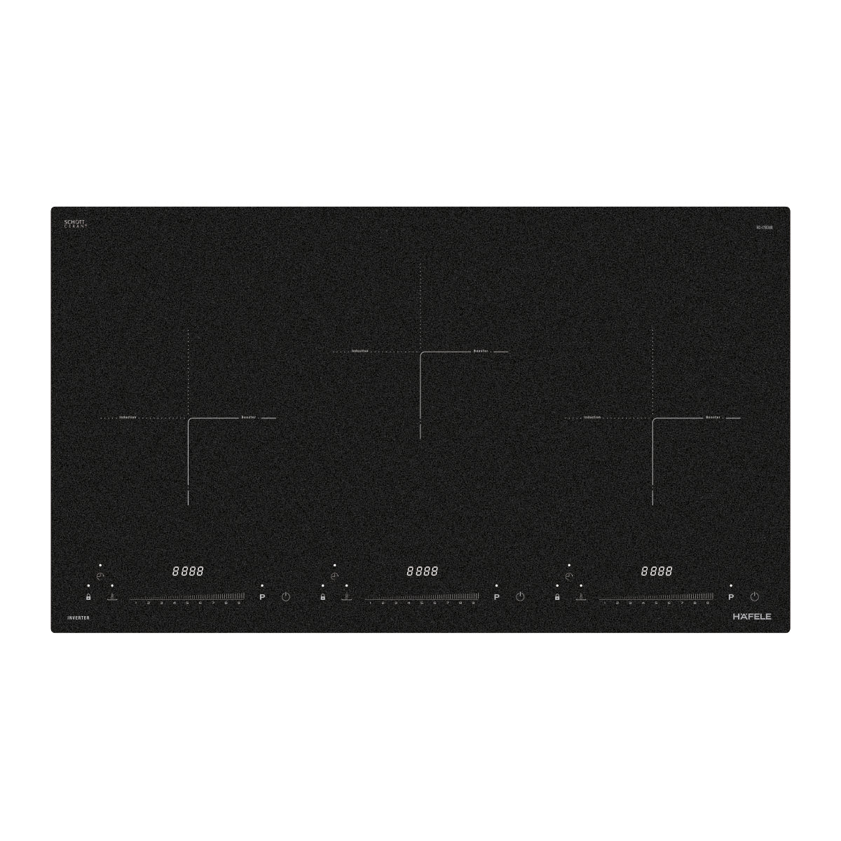 Bếp từ lắp âm 3 vùng nấu Hafele HC-I7834B - BST series 7