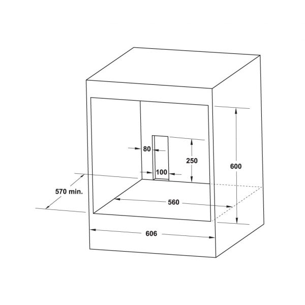 Lò Nướng Hafele HO-6T70A 538.01.441 Âm Tủ 70L