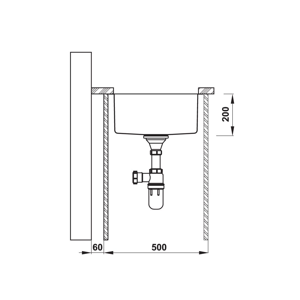 Chậu inox Häfele HS20-SSN1S50 - 567.20.227