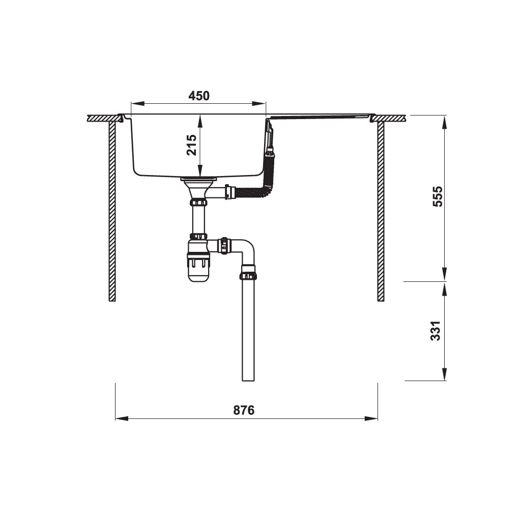 CHẬU ĐƠN HAFELE HS20-SSN1S60 567.20.266