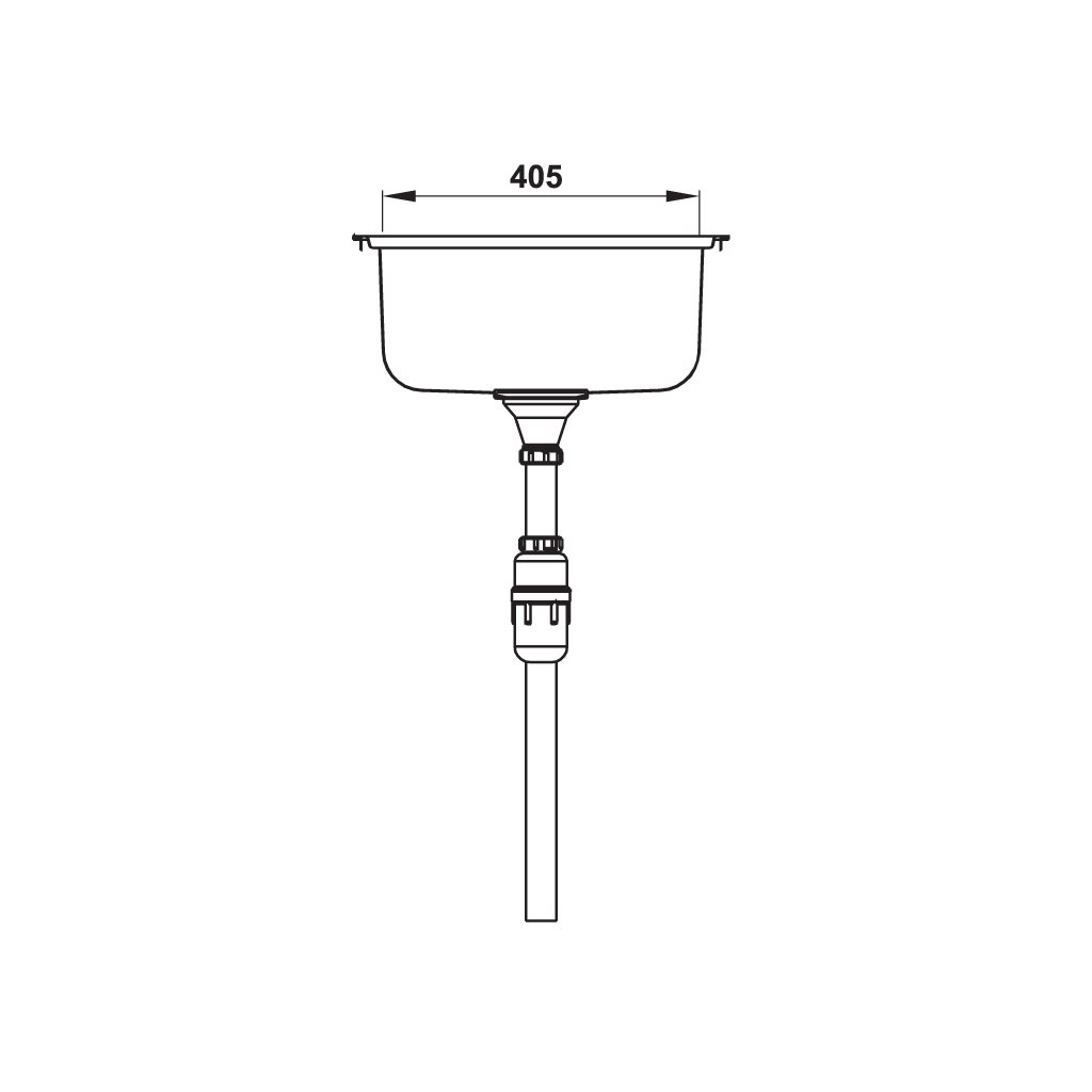 CHẬU RỬA BÁT HAFELE CLAUDIUS HS-SD8648 567.20.493