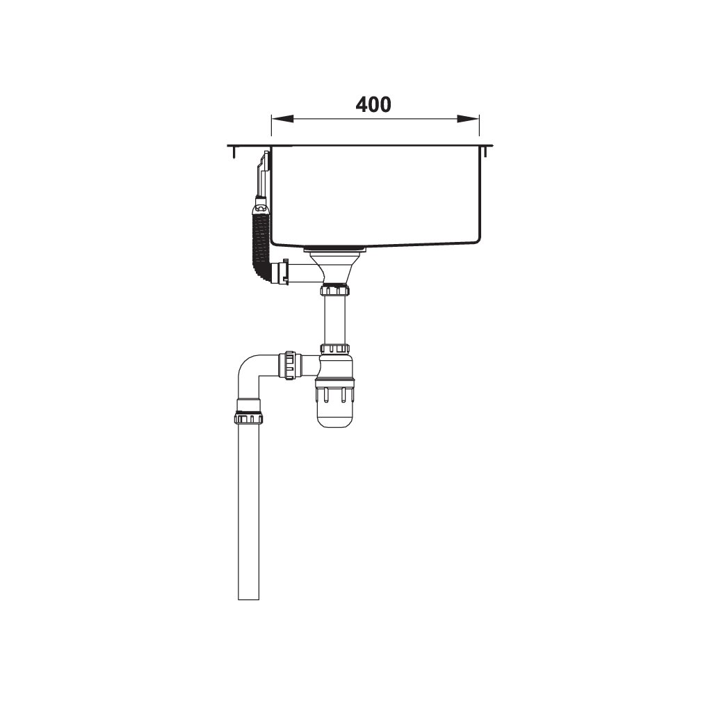 Chậu inox Häfele HS20-SSN2S90 - 567.20.537
