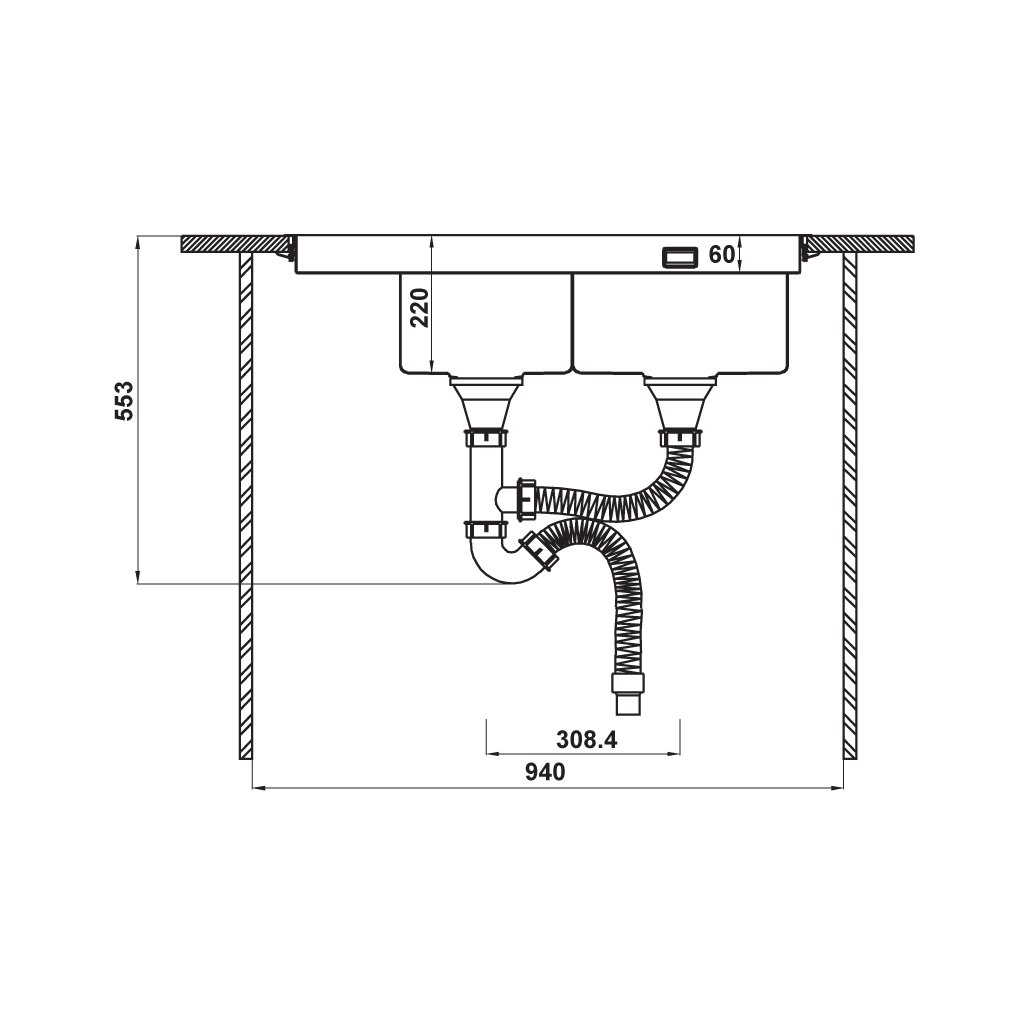 CHẬU RỬA BÁT HAFELE HS21-SSD2S90M 567.94.040