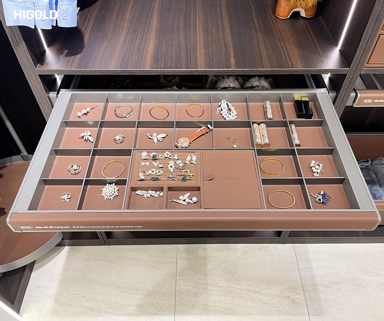 NGĂN KÉO ĐỰNG ĐỒ TRANG SỨC HIGOLD SERIES BV 2.0