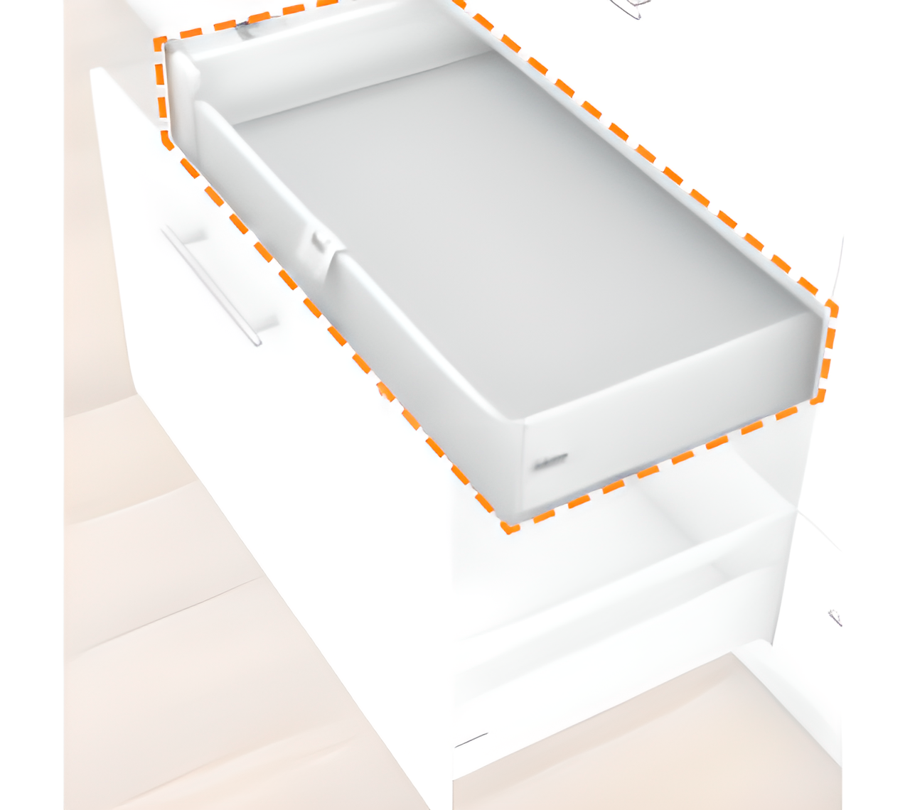 Ray hộp âm TANDEMBOX Y1 Blum 3396110