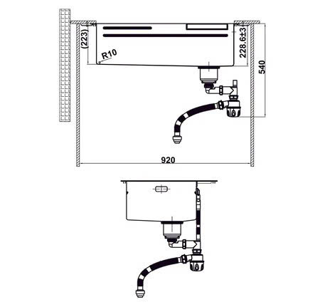 Chậu bếp Inox Hafele WF R10 HS25-SSN1S-8052 567.24.488 Titan