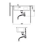 Chậu bếp Inox Hafele WS R10 HS25-SSN1S-7650 - 567.24.485 - đen