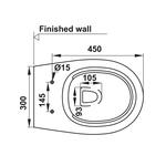 Bồn cầu treo tường Sapporo 588.79.410