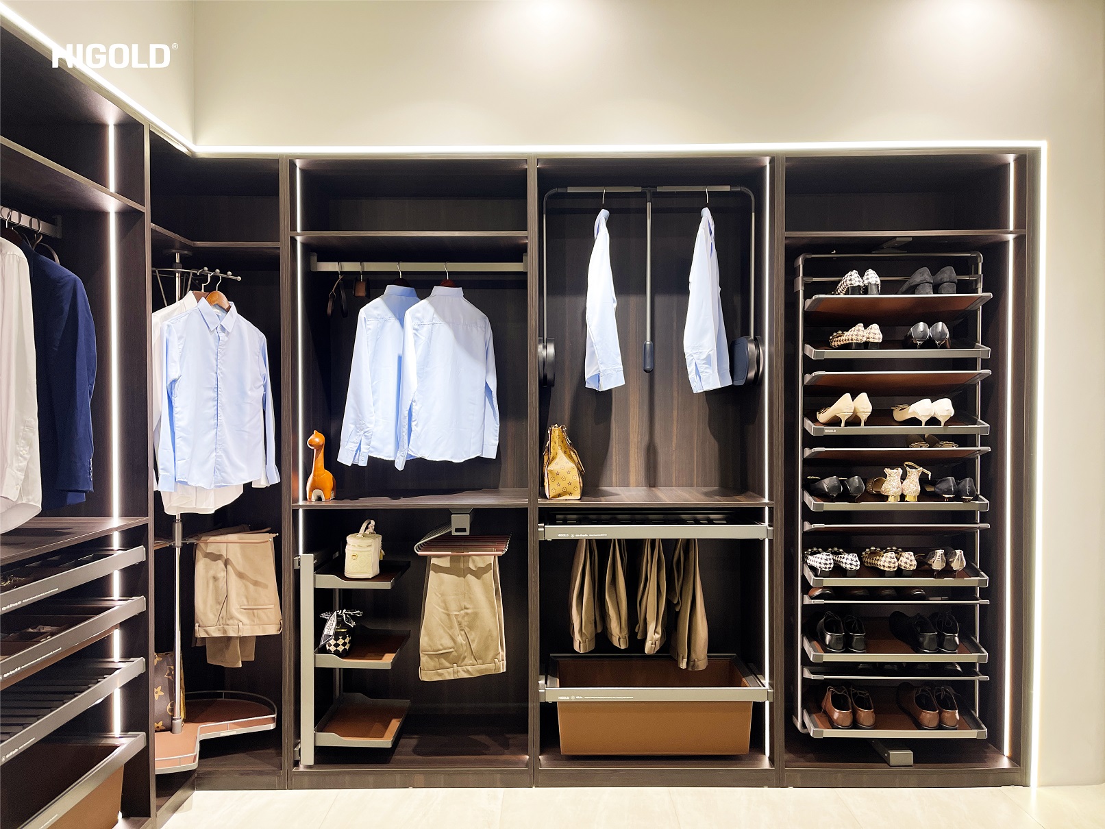 GIÁ TREO QUẦN ÁO NÂNG HẠ HIGOLD SERIES BV 2.0