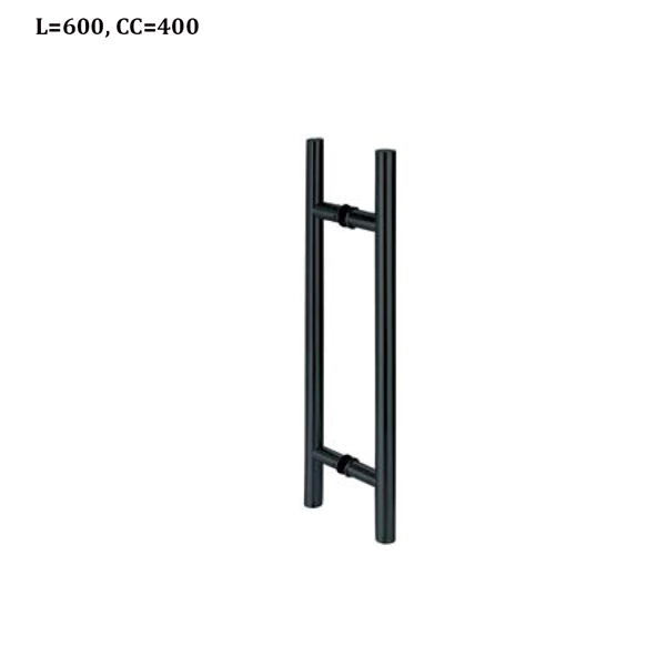 TAY NẮM KÍNH HAFELE MÀU ĐEN 903.08.500