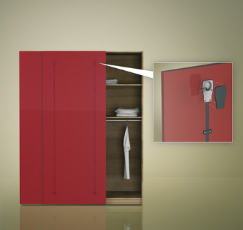 Thanh chống cong cánh tủ Hafele 406.99.120