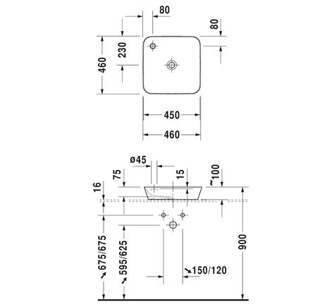 Lavabo Cape Cod 460 - 588.45.241