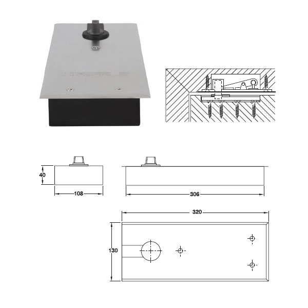 BẢN LỀ SÀN HAFELE 932.77.010