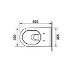 Bồn cầu treo tường Duravit Starck 3 - 588.46.403