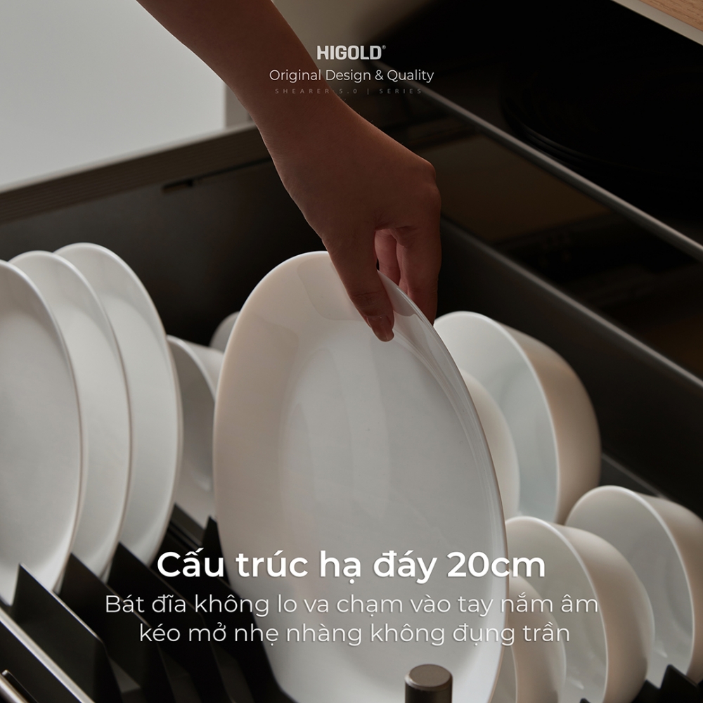 GIÁ ĐỂ BÁT ĐĨA HỘP NHÔM CAO CẤP DÒNG MỞ NHANH SHEARER 5.0