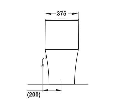 Bồn cầu một khối Sapporo 588.79.407