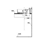 Chậu sứ đặt bàn Sapporo 500 - 588.79.032