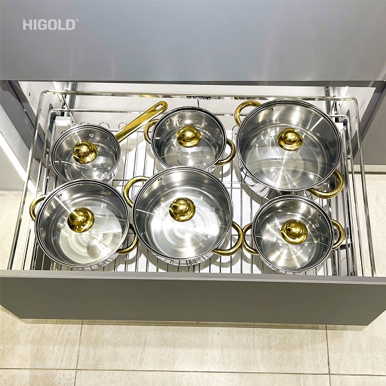 GIÁ ĐỰNG XOONG NỒI HIGOLD DIAMOND 2.0