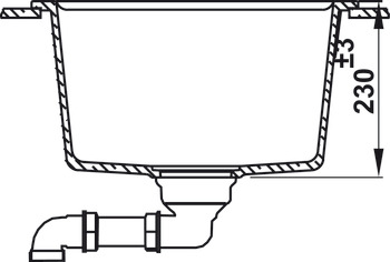 Chậu đá ESSENCE HS22-GEN2S90M Hafele 577.25.310