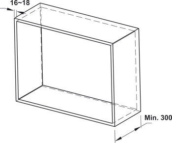 Khay úp chén dĩa Presto 900mm Hafele 544.40.034