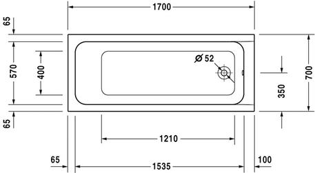 BỒN TẮM ÂM D-CODE 588.45.640