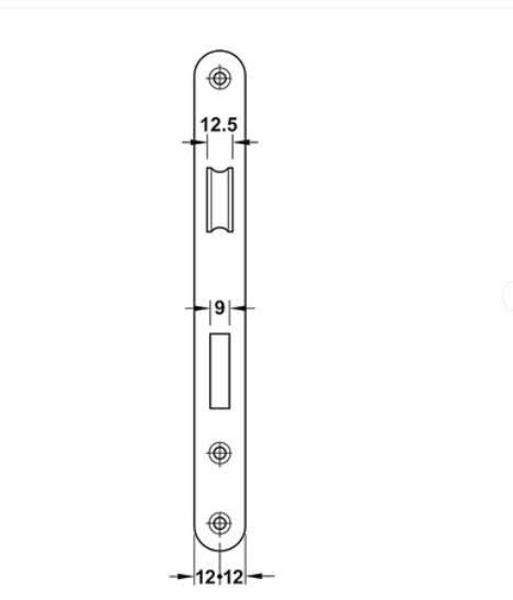 Thân khóa Hafele SASHLOCK 911.02.154