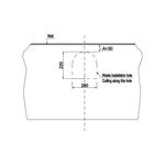 Chậu sứ đặt bàn Sapporo 420 - 588.79.031