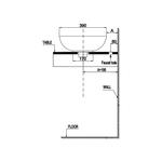 Chậu sứ đặt bàn Sapporo 585 - 588.79.030