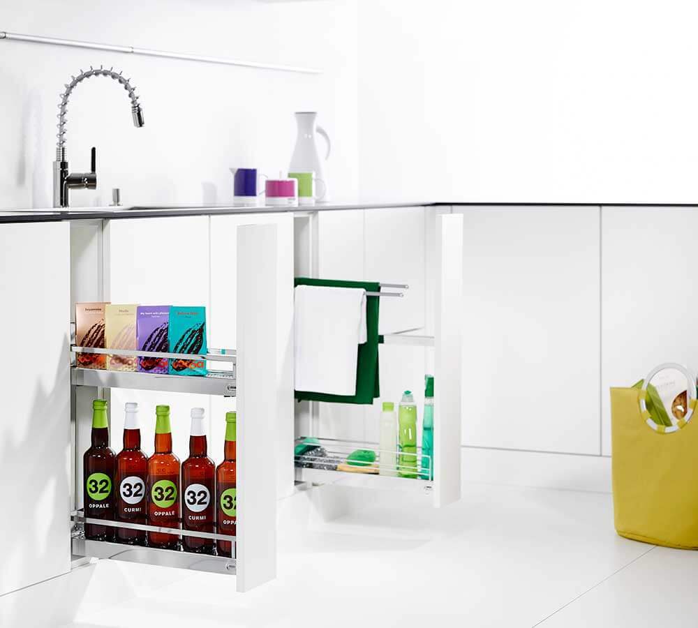 GIÁ CHAI LỌ HAFELE KESSEBOHMER 150MM 549.61.028