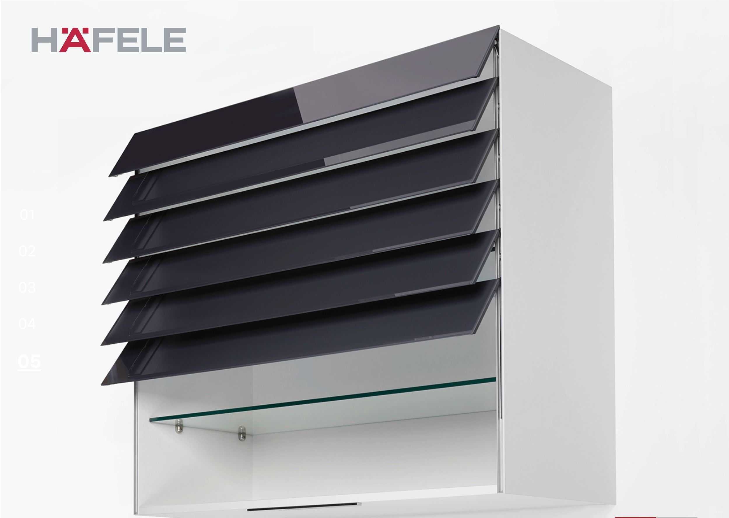 TỦ TREO CÁNH KÍNH HAFELE CLIMBER 561.56.318