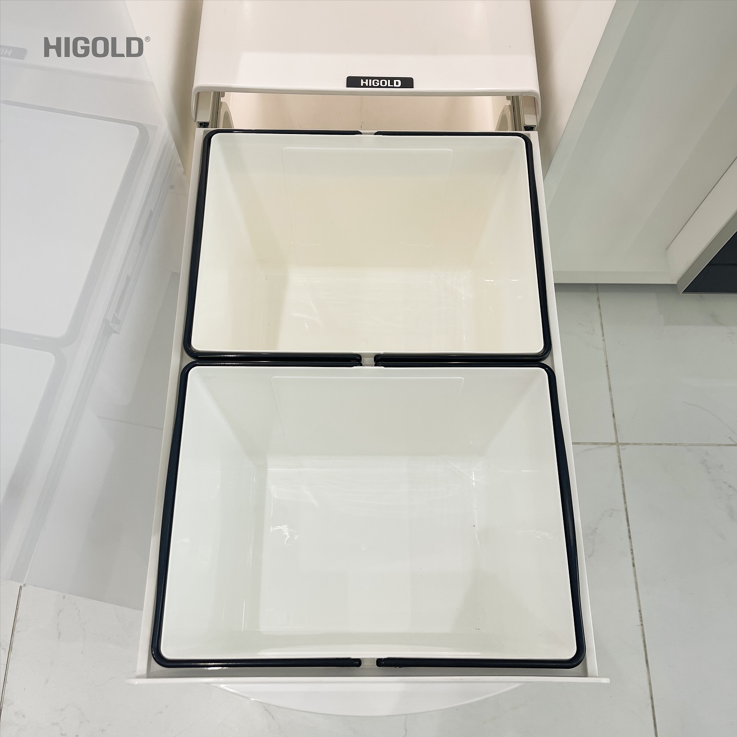 THÙNG RÁC ĐÔI HIGOLD ÂM TỦ