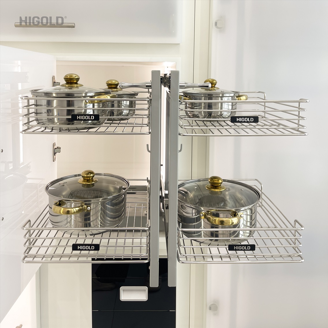 GÓC MỞ TOÀN PHẦN NAN TRÒN HIGOLD PLATINUM SERIES