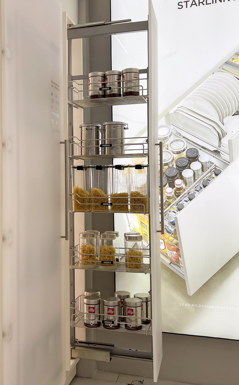 TỦ ĐỒ KHÔ GIỎ NAN TRÒN CÁNH KÉO HIGOLD PLATINUM SERIES