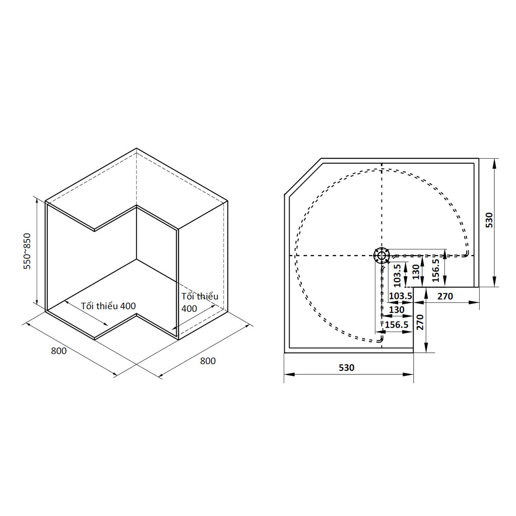 MÂM XOAY CUCINA HAFELE 270 MEZZO