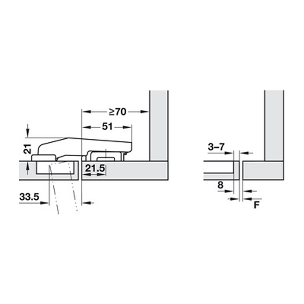 BẢN LỀ GÓC MÙ BLUM