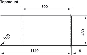 Chậu Rửa Đá HS19-GED2S80 H570.35.570 Hafele