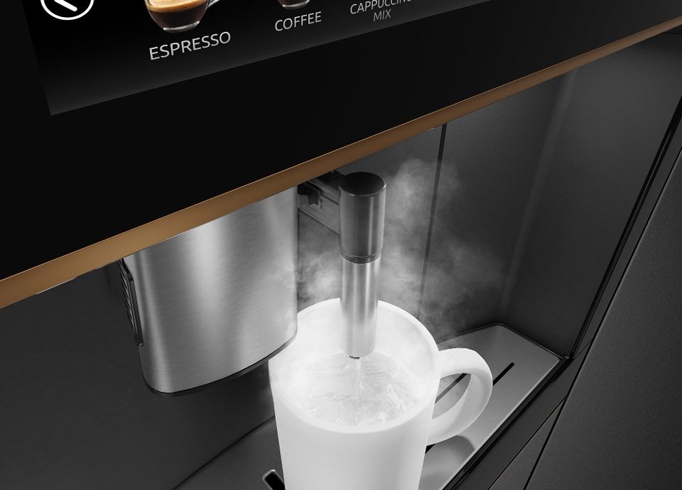 MÁY PHA CÀ PHÊ LẮP ÂM SMEG DOLCE STIL NOVO CMS4604NR