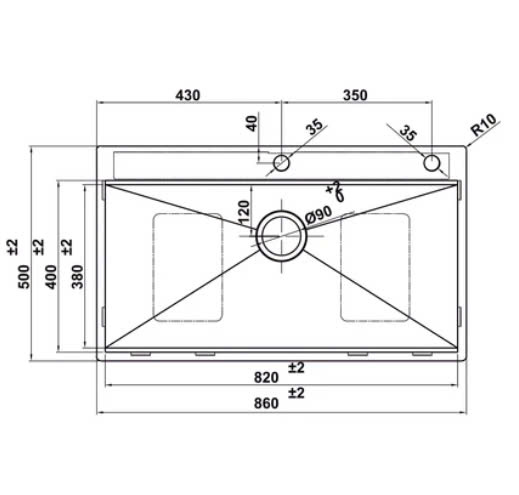 Chậu Inox Hafele WS R0 HS24-SSN1S-8650 567.20.637